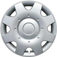 180s 16 Inch Aftermarket Silver Hubcaps/Wheel Covers Set