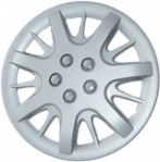 189s 16 Inch Aftermarket Silver Hubcaps/Wheel Covers Set