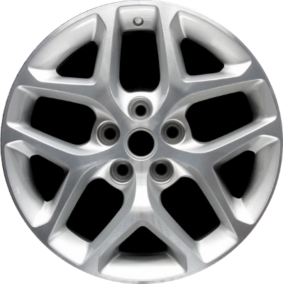 Buick LaCrosse 2013-2016, Regal 2013-2017, Impala 2014-2019 silver machined 18x8 aluminum wheels or rims. Hollander part number 97464U10/180259, OEM part number 19301179.