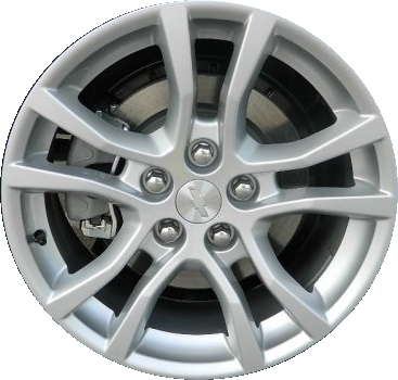 Chevrolet Camaro 2013-2015, Camaro 2019-2023 powder coat silver 18x7.5 aluminum wheels or rims. Hollander part number 5575/5629, OEM part number 9599048.