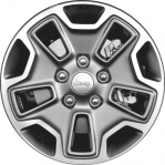 ALY9118.LC29HH Jeep Wrangler Wheel/Rim Grey Machined #1XA50TRMAA