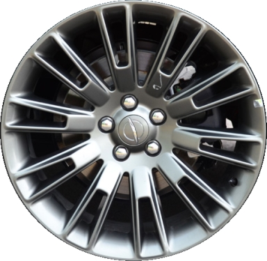 Chrysler 300 RWD 2011-2014 powder coat medium charcoal 20x8 aluminum wheels or rims. Hollander part number ALY2555, OEM part number Not Yet Known.