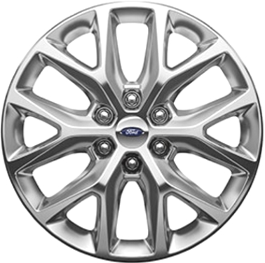 Ford Expedition 2015-2021 polished 20x8.5 aluminum wheels or rims. Hollander part number ALY3989U80/3991, OEM part number FL1Z1007F.