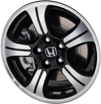 Honda Pilot 2012-2015 black machined 18x7.5 aluminum wheels or rims. Hollander part number ALY64037U45, OEM part number Not Yet Known.