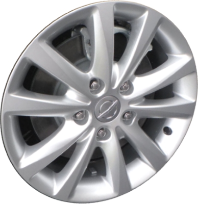 Chrysler Town & Country 2015-2016 powder coat light or dark hyper 17x6.5 aluminum wheels or rims. Hollander part number ALY2531/2532HH, OEM part number Not Yet Known.