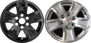 IMP-390BLK/7565GB Chevrolet Silverado, Suburban, Tahoe Black Wheel Skins (Wheel Covers) 17 Inch