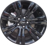ALY2512U45/2608 Chrysler 200 Wheel/Rim Black Painted #1WM47DX8AB