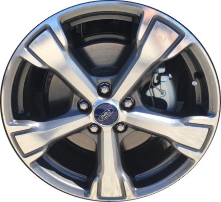Ford Escape 2017-2018 grey machined 18x7.5 aluminum wheels or rims. Hollander part number ALY10109, OEM part number GJ5Z1007B.