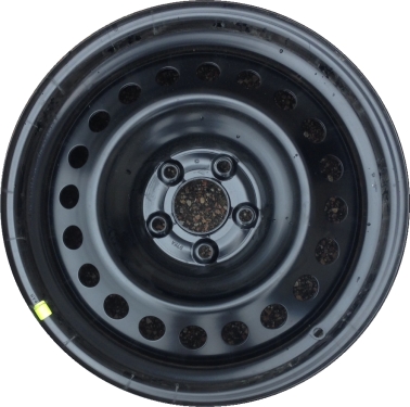 Subaru Impreza 2017-2023 powder coat black 16x6.5 steel wheels or rims. Hollander part number STL68846, OEM part number 28111FL03A.