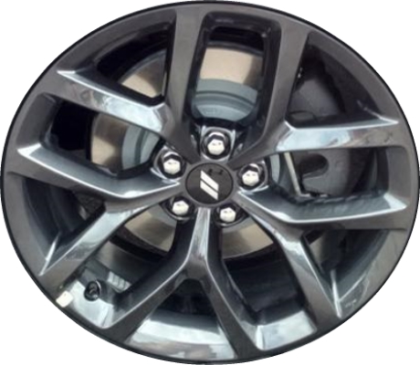 Dodge Challenger RWD 2019-2023, Charger RWD 2019-2023 powder coat dark charcoal 20x8 aluminum wheels or rims. Hollander part number 2652, OEM part number 6MN94RNWAA.