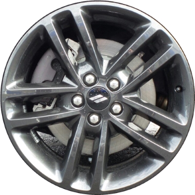Dodge Challenger AWD 2019, Charger AWD 2019 powder coat dark charcoal 19x7.5 aluminum wheels or rims. Hollander part number 2637U30/2650, OEM part number Not Yet Known.