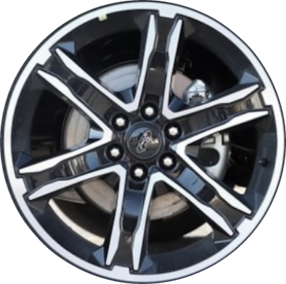 Ford Expedition 2019-2021 black machined 22x9.5 aluminum wheels or rims. Hollander part number ALY10200, OEM part number KL1Z1007A.