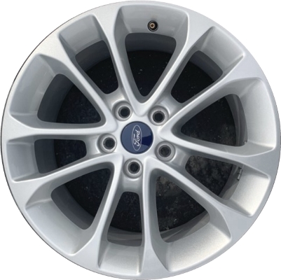 Ford Fusion 2019-2020 powder coat silver 17x7.5 aluminum wheels or rims. Hollander part number ALY10205, OEM part number KS7Z1007F.