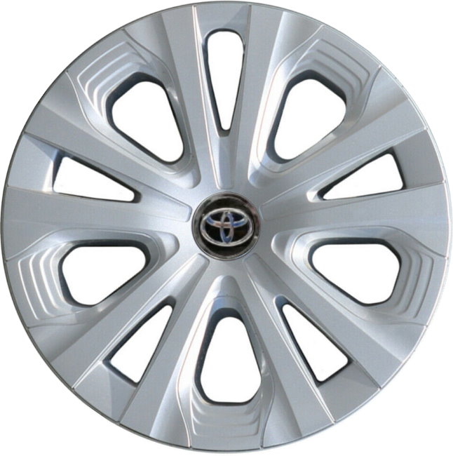 Toyota Prius 2019-2022, Plastic 10 Spoke, Single Hubcap or Wheel Cover For 15 Inch Alloy Wheels. Hollander Part Number H61188U20.