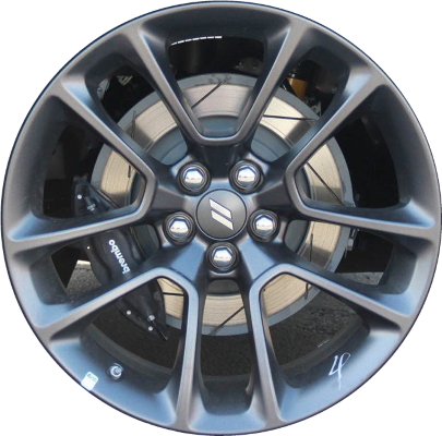 Dodge Challenger RWD 2020-2023, Charger RWD 2020-2023 powder coat granite crystal 20x9 aluminum wheels or rims. Hollander part number 2713U30, OEM part number 6TE82MALAA.
