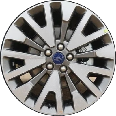 Ford Escape 2020-2022 grey machined 19x7 aluminum wheels or rims. Hollander part number ALY10259U30, OEM part number LJ6Z1007D.