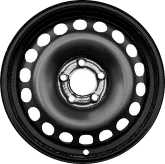 Ford Escape 2020-2024 powder coat black 17x7 steel wheels or rims. Hollander part number STL10261, OEM part number LJ6Z1015A.