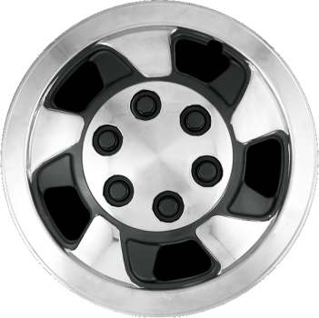 Aftermarket Hubcaps 17 Inch 405c Chrome/Charcoal Set