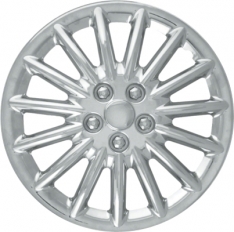 188c 16 Inch Aftermarket Chrome Hubcaps/Wheel Covers Set