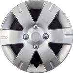 436s 15 Inch Aftermarket Silver Hubcaps/Wheel Covers Set