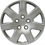 452s 16 Inch Aftermarket Silver Honda Civic (Bolt On) Hubcaps/Wheel Covers Set