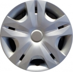 497s 15 Inch Aftermarket Silver Hubcaps/Wheel Covers Set