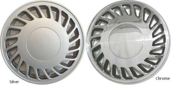 Aftermarket Hubcaps 15 Inch 52c Chrome Set