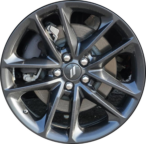 Dodge Challenger AWD 2021-2023, Charger AWD 2021-2023 powder coat charcoal 20x8 aluminum wheels or rims. Hollander part number 2005U30/95122, OEM part number 4755465AB.
