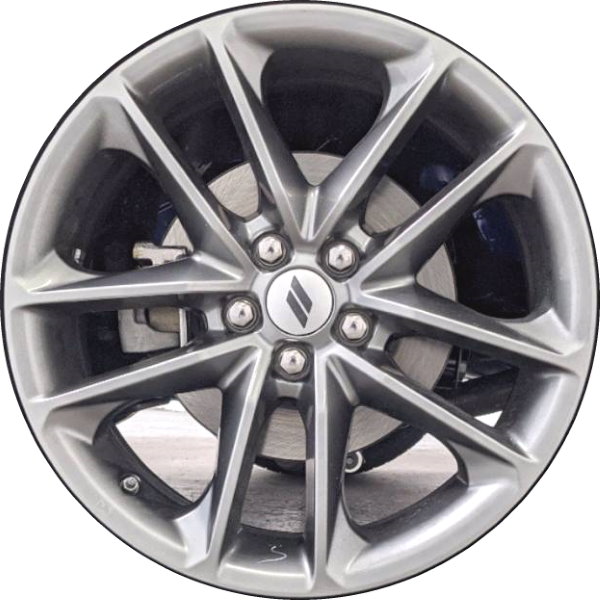 Dodge Challenger AWD 2021-2023, Charger AWD 2021-2023 powder coat silver 20x8 aluminum wheels or rims. Hollander part number 2005U20/95122, OEM part number 4755467AB.