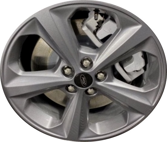 Ford Edge 2022-2024 powder coat medium grey 18x8 aluminum wheels or rims. Hollander part number ALY10042U35, OEM part number Not Yet Known.