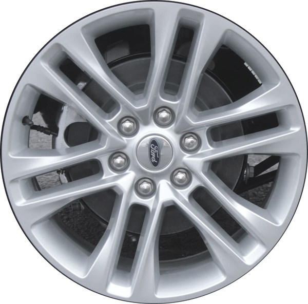 Ford Expedition 2022-2024 powder coat silver 20x8.5 aluminum wheels or rims. Hollander part number ALY10440B, OEM part number NL1Z-1007-M.