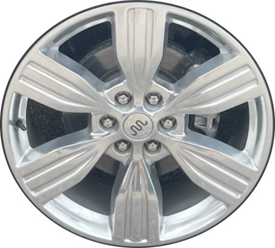 Ford Expedition 2022-2024 polished 22x9.5 aluminum wheels or rims. Hollander part number ALY10442, OEM part number NL1Z-1007-B.