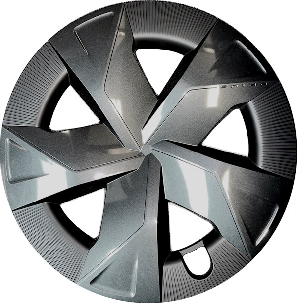 Toyota Prius 2023-2024, Prius Prime 2023, Plastic 5 Spoke, Single Hubcap or Wheel Cover For 17 Inch Alloy Wheels. Hollander Part Number H61024.