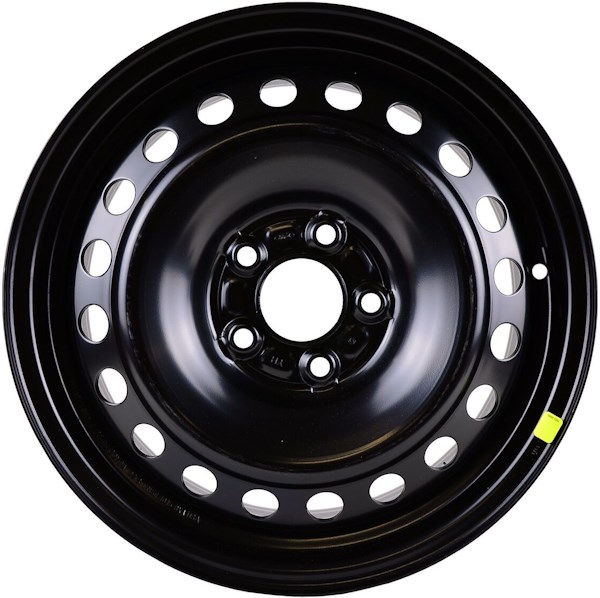 Chevrolet Trax 2024 powder coat black 17 Inch steel wheels or rims. Hollander part number STLTRAX24, OEM part number 42728011.