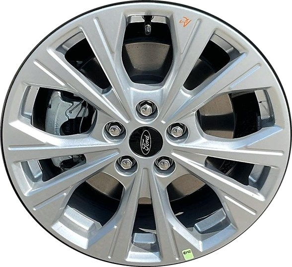 Ford Escape 2023-2024 powder coat silver 17x7 aluminum wheels or rims. Hollander part number ALY10465, OEM part number PJ6Z-1007-A.