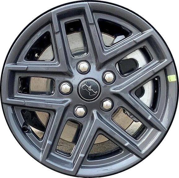 Jeep Wrangler 2024, Gladiator‎ 2024 powder coat charcoal 17x7.5 aluminum wheels or rims. Hollander part number ALY95728, OEM part number Not Yet Known.