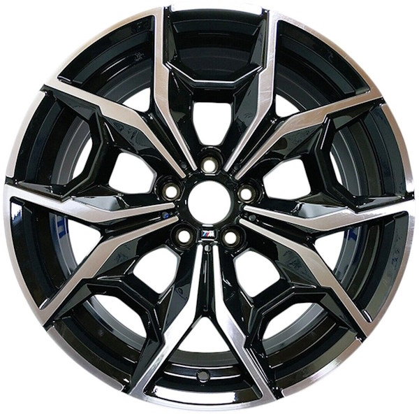 BMW X3 2022-2023, X4 2023 powder coat grey 19x7.5 aluminum wheels or rims. Hollander part number ALY86628, OEM part number 36117916263.