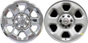 IMP-8626PC Nissan Titan Chrome Wheel Skins (Hubcaps/Wheelcovers) 18 Inch Set