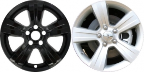 IMP-373BLK/7238GB Dodge Caliber, Jeep Compass, Patriot Black Wheelskins (Wheelcovers) 17 Inch
