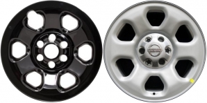 IMP-90BLK Nissan Titan Black Wheel Skins (Hubcaps/Wheelcovers) 18 Inch Set