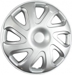 404s 14 Inch Aftermarket Silver Hubcaps/Wheel Covers Set