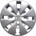61154AMS 15 Inch Aftermarket Toyota Yaris Silver Hubcaps/Wheel Covers Set