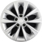 6505SM 16 Inch Aftermarket Silver Hubcaps/Wheel Covers Set