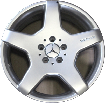 Mercedes-Benz CL500 2002-2005, CL600 2002-2005, S430 2003-2005, S500 2003-2005, S600 2003-2006 powder coat silver 18x8.5 aluminum wheels or rims. Hollander part number 65309U20.LS09/85316, OEM part number 2204013602.