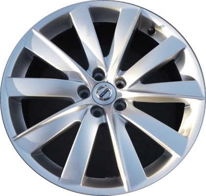 Volvo XC90 2015-2023 powder coat silver 19x8 aluminum wheels or rims. Hollander part number ALY70406, OEM part number 314145129.