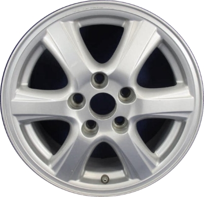 Toyota Camry 2007-2009 powder coat silver 16x6.5 aluminum wheels or rims. Hollander part number ALY75166, OEM part number Not Yet Known.