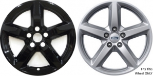 IMP-419BLK/8118GB Ford Explorer Black Wheel Skins (Hubcaps/Wheelcovers) 18 Inch Set
