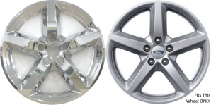 IMP-419X/8118PC Ford Explorer Chrome Wheel Skins (Hubcaps/Wheelcovers) 18 Inch Set