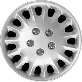 Aftermarket Hubcaps 14 Inch 107s Silver Set