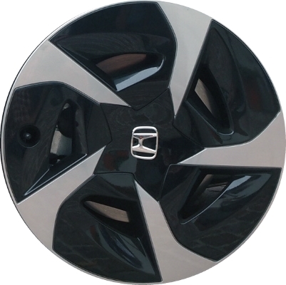 Honda Accord 2014, Plastic 5 Spoke, Single Hubcap or Wheel Cover For 17 Inch Alloy Wheels. Hollander Part Number H55094.